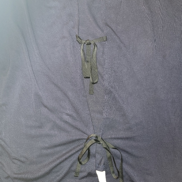 BLQ Navy Blue Back Tie Shirt - Picture 4 of 4